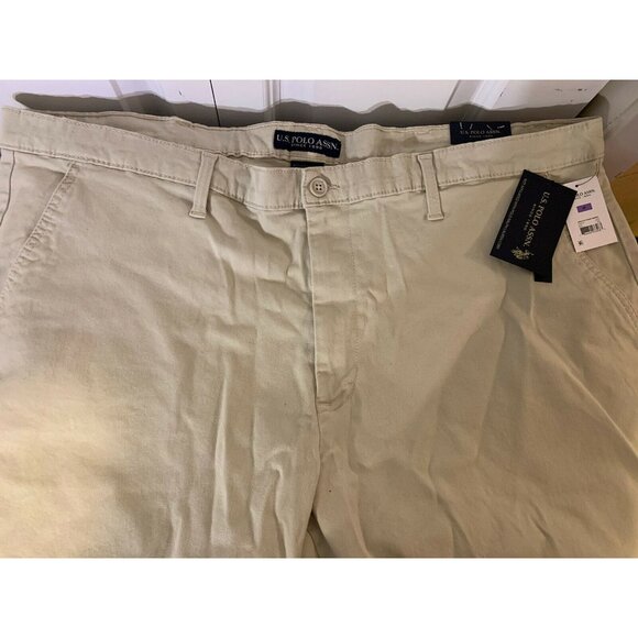 New US POLO Assn. Hartford Men’s Sz 46 flat Front Shorts - Picture 4 of 8